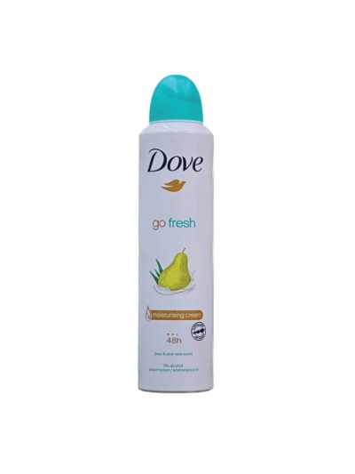 اسپری بدن زنانه داو، مدل گلابی سری Go Fresh حجم 250 میل - هند