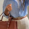 کمربند زنانه طرح Gucci horsebit کد 20mm