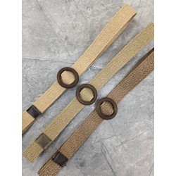 کمربند زنانه طرح چوب دایره ای کد 30mm-15