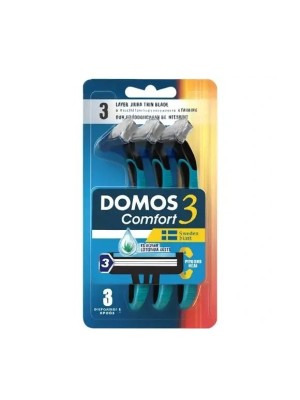 خودتراش مردانه دوموس 3 لبه مدل Comfort بسته 3 عددی