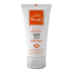 کرم ضد آفتاب SPF30 فاقد چربی بی رنگ دکتر ژیلا 30 گرم