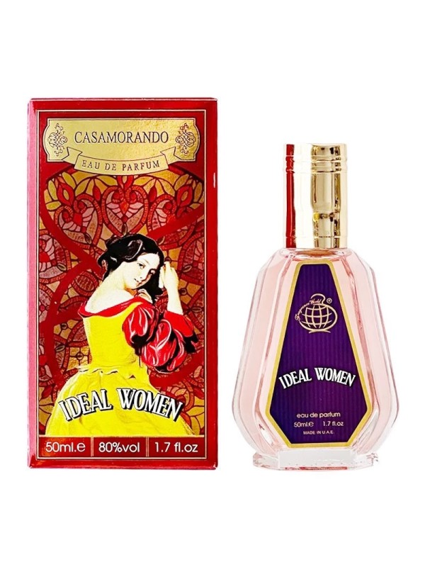 ادوپرفیوم زنانه فرگرانس ورد مدل کازاموراتی IDEAL WOMAN حجم 50 میل