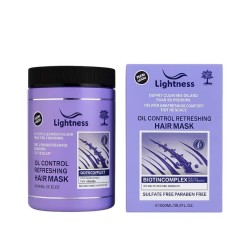 ماسک مو فاقد سولفات موی چرب لایتنس مدل OIL CONTROL REFRESHING حجم 1 لیتر