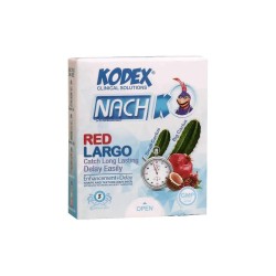 کاندوم کدکس مدل Red Largo بسته 3 عددی