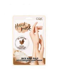 ماسک دست Nicotinamide Hand Mask CQK مدل Rice Raw Pulp وزن 40 گرم