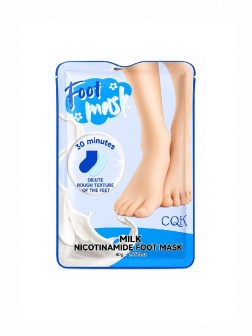 ماسک پا Nicotinamide Foot Mask CQK مدل Milk وزن 40 گرم