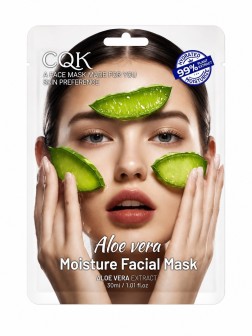 ماسک صورت Firming Facial Mask CQK مدل Aloe Vera حجم 30 میلی