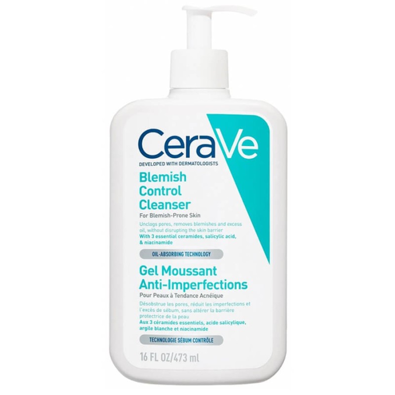 ژل شست و شوی صورت سراوی CERAVE مدل BLEMISH CONTROL حجم 473میلی لیتر