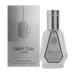 ادکلن فرگرانس ورد (Fragrance World) مدل Night Club SILVER حجم 50 میل
