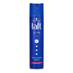 اسپری مو تافت TAFT سری POWER مدل ULTRA شماره 4 (آبی) حجم 250 میلی لیتر