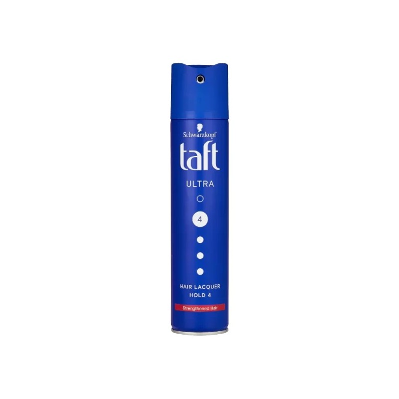 اسپری مو تافت TAFT سری POWER مدل ULTRA شماره 4 (آبی) حجم 250 میلی لیتر