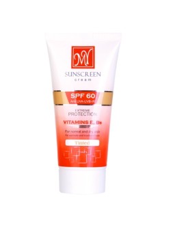 کرم ضد آفتاب SPF60 کرم پودری رنگی مای 50 میل