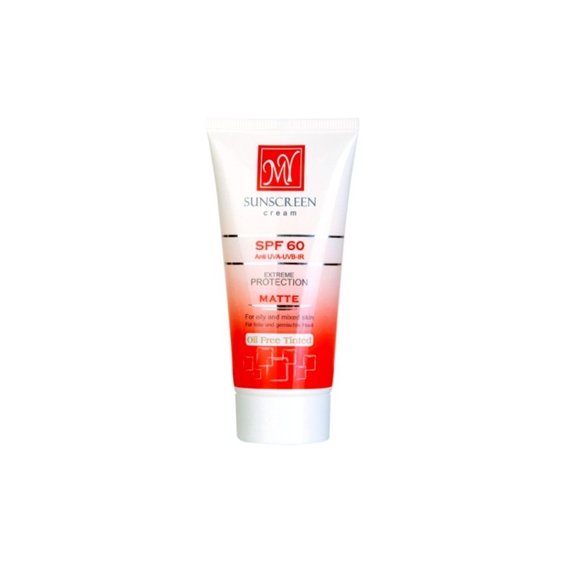 کرم ضد آفتاب SPF60 فاقد چربی کرم پودری رنگی مای 50 میل