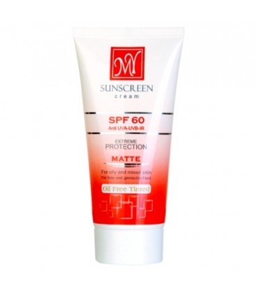 کرم ضد آفتاب SPF60 فاقد چربی کرم پودری رنگی مای 50 میل