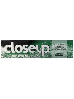 خمیر دندان Icy White Menthol Burst کلوز آپ 125گرم
