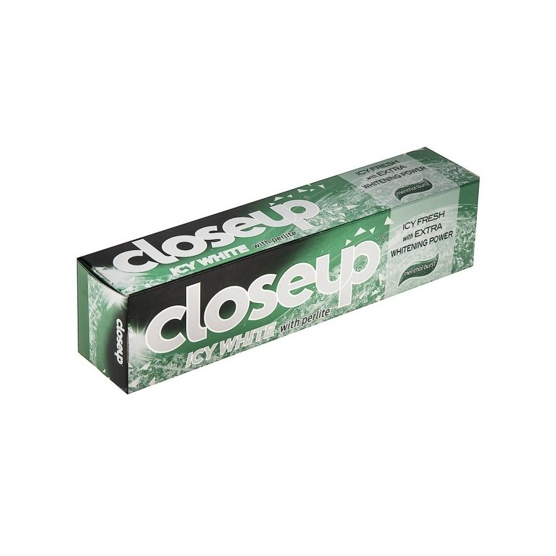 خمیر دندان Icy White Menthol Burst کلوز آپ 125گرم