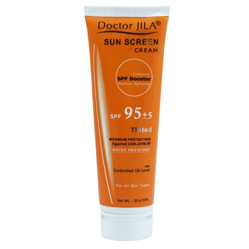 کرم ضد آفتاب رنگی SPF95 دکتر ژیلا