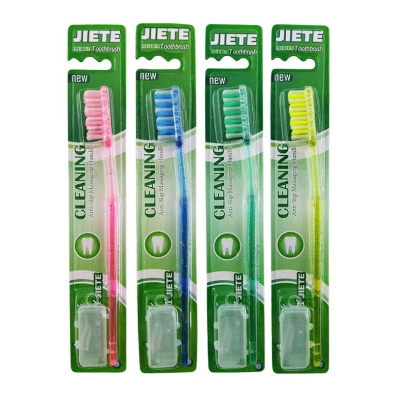 مسواک درپوش دار متوسط Medium مدل JIETE لمسر