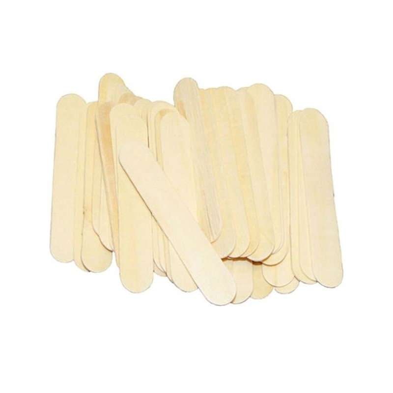 کاردک چوبی اپیلاسیون ( آبسلانگ) 40 عددی