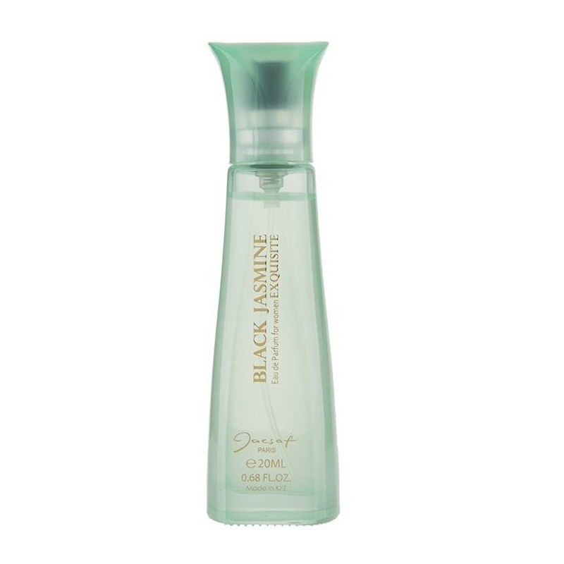 عطر جیبی زنانه مدل Black Jasmine Exquisite ژک ساف 20 میل