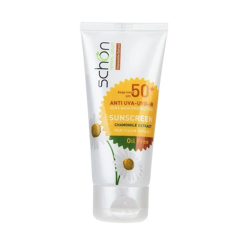 کرم ضد آفتاب +SPF50 مخصوص پوست چرب رنگ بژ شون 50 میل 