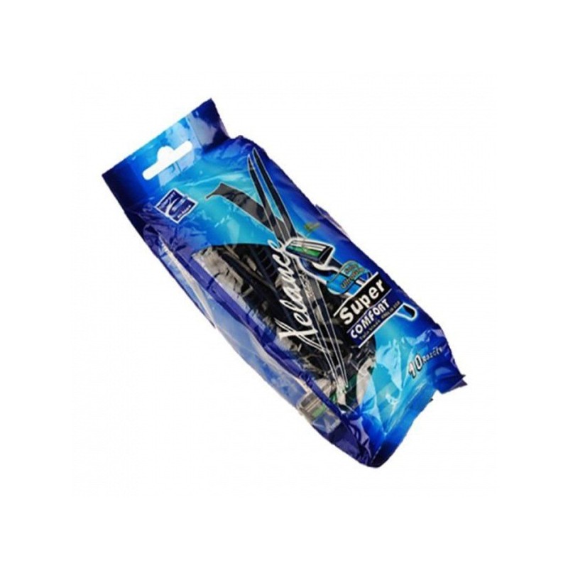 خودتراش 2 لبه مدل Super Comfort زلانس بسته 10 عددی