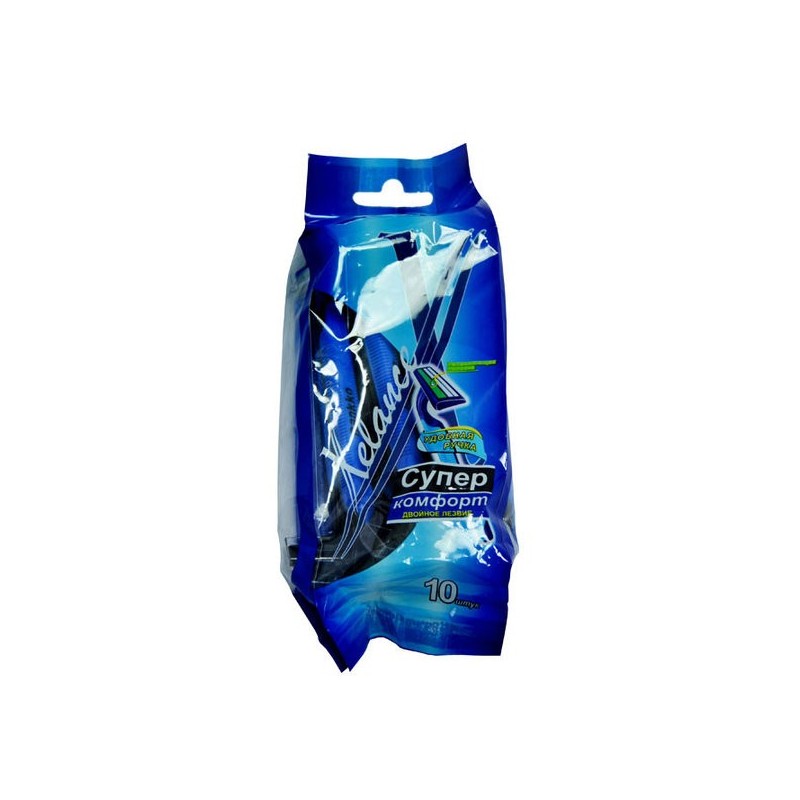 خودتراش 2 لبه مدل Super Comfort زلانس بسته 10 عددی