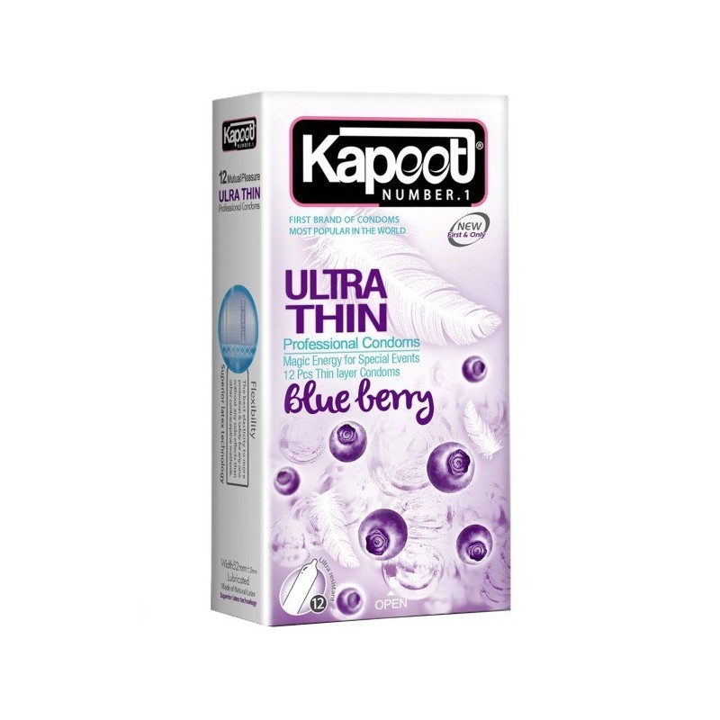 کاندوم مدل Ultra Thin کاپوت بسته 12 عددی