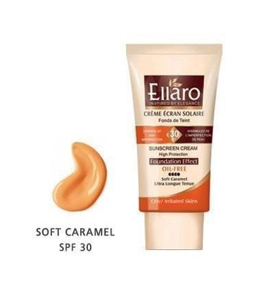 کرم ضد آفتاب SPF30 کرم پودری فاقد چربی چهار نقطه - کاراملی Soft Caramel الارو 40 میل