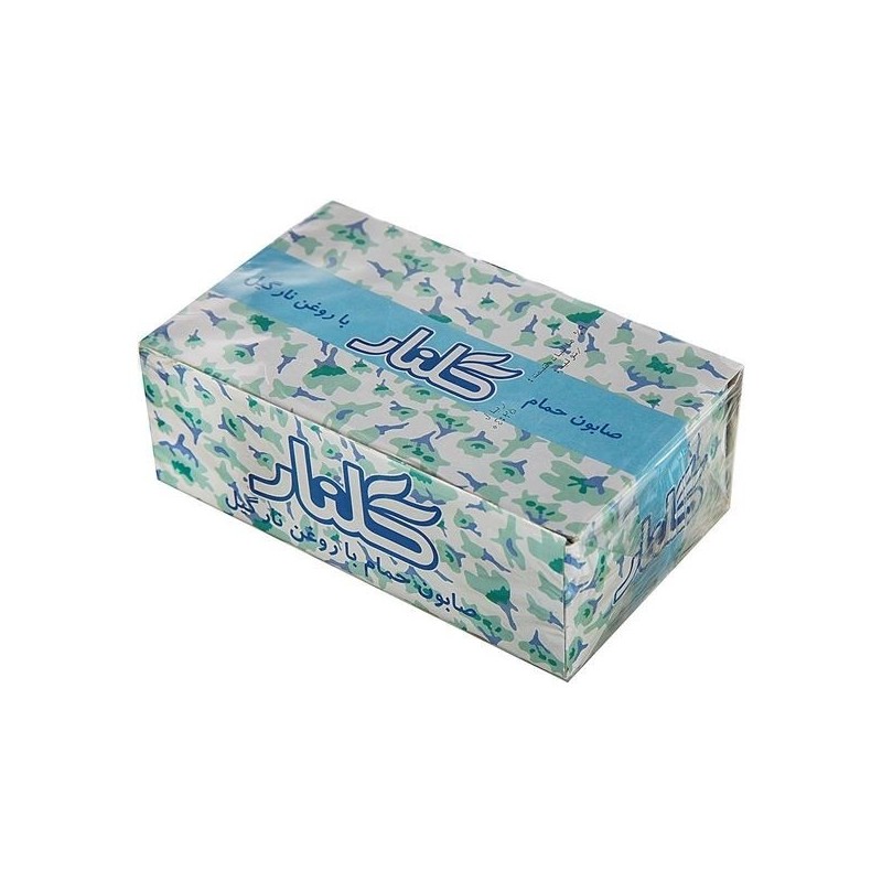صابون حمام روغن نارگیل سبز گلنار 6 عددی