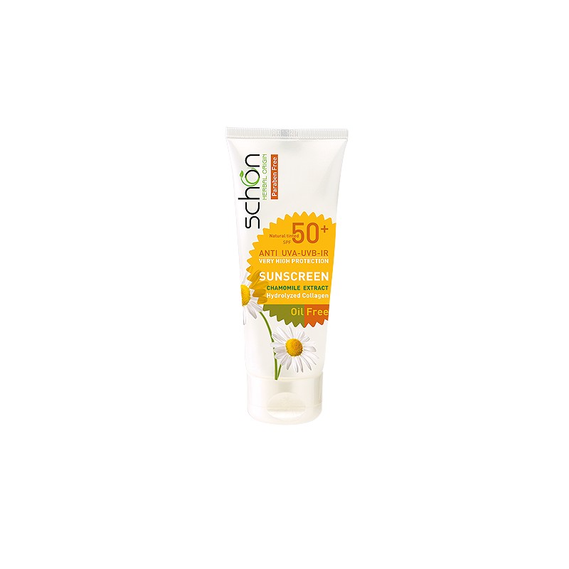 کرم ضد آفتاب +SPF50 مخصوص پوست چرب رنگ طبیعی شون 50 میل 