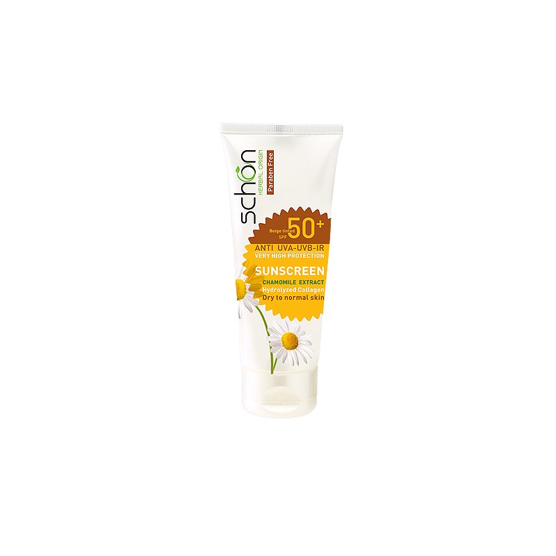 کرم ضد آفتاب +SPF50 رنگی بژ شون 50 میل