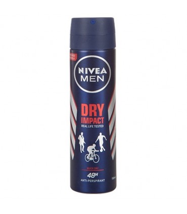 اسپری مردانه پودری Dry Impact real life tested نیوا 150 میل