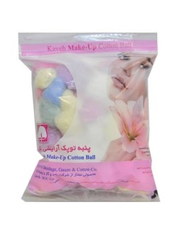 پنبه توپک رنگی آرایشی گل 100 گرمی