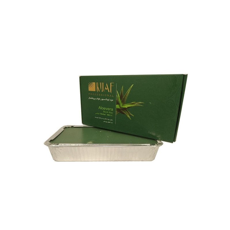 موم اپیلاسیون قالبی مدل آلوئه ورا Aloevera کواف پروفشنال 500 گرم