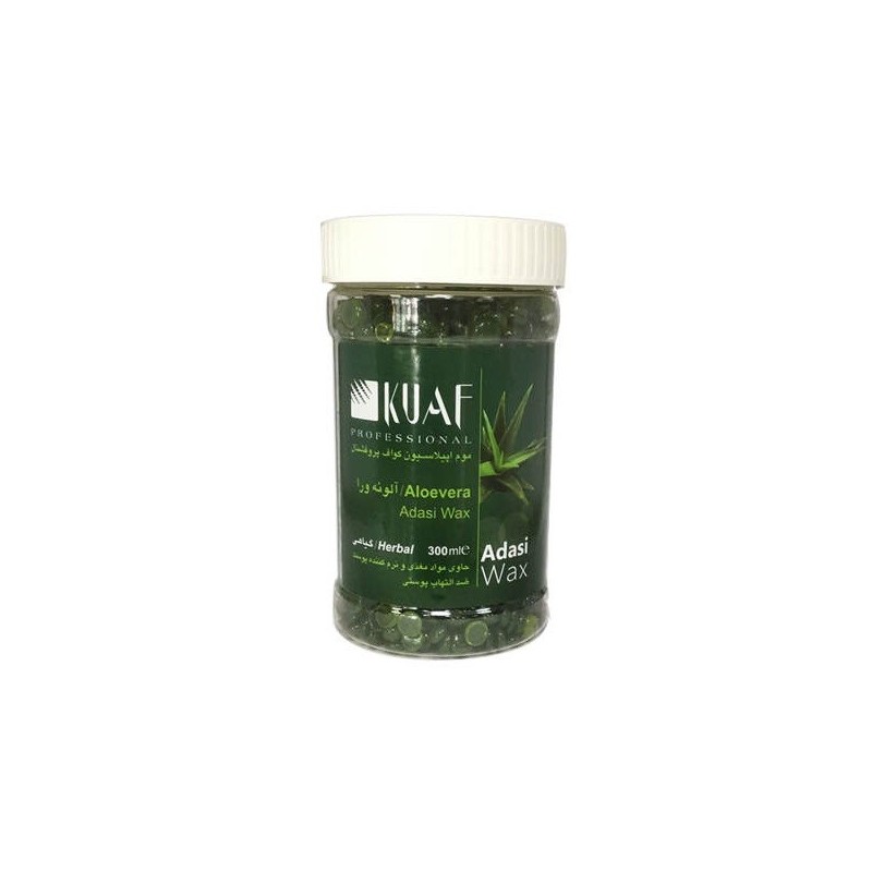 موم عدسی گیاهی عصاره آلوئه ورا Aloevera کواف 300 گرم