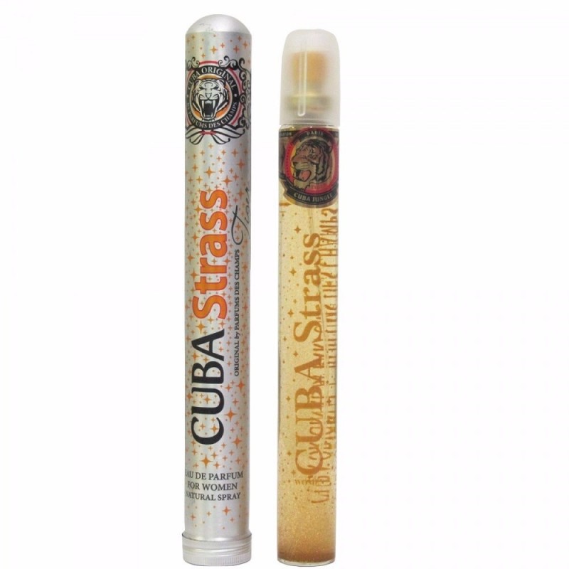 عطر جیبی زنانه مدل Cuba Strass Tiger کوبا 35 میل
